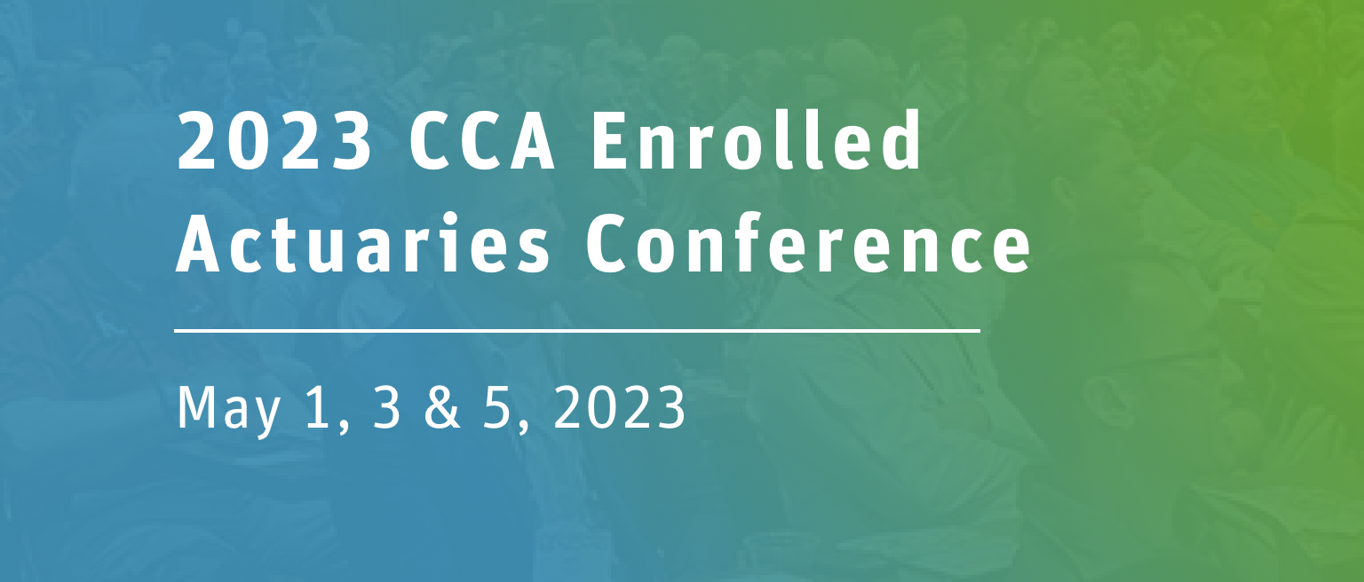 Enrolled Actuaries Conference May 1, 3, & 5, 2023